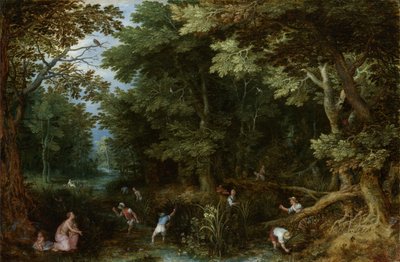Latona e i contadini licii da Jan the Elder Brueghel